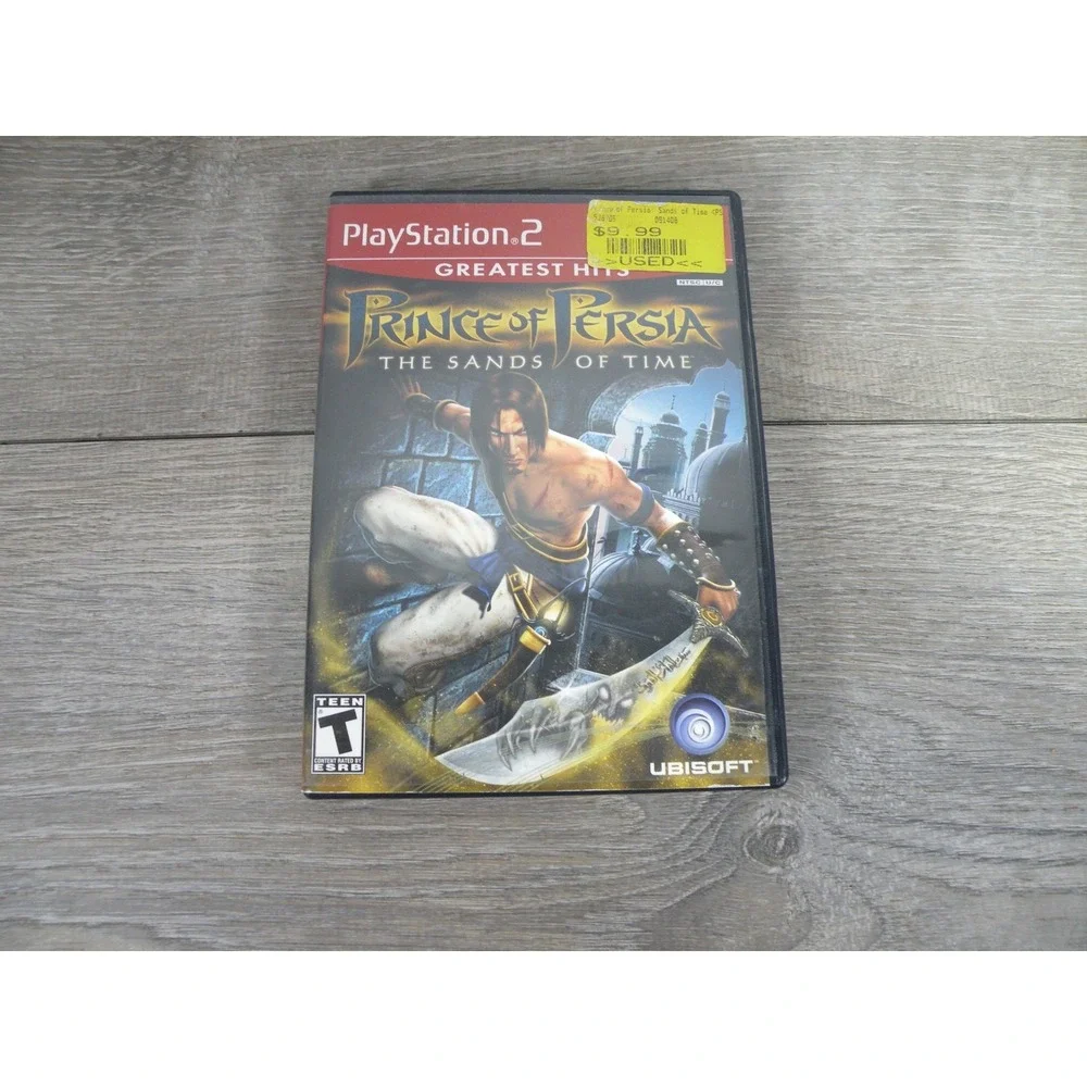 Prince of Persia The Sands of Time PlayStation 2 PS2 Ubisoft Greatest Hits CIB